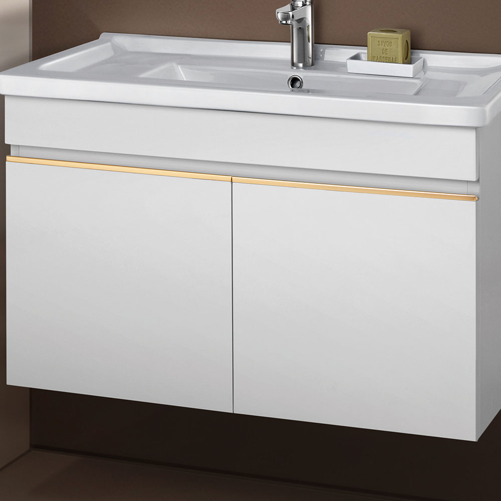 HBM506011N-060 Natural solid wood bathroom cabinet
