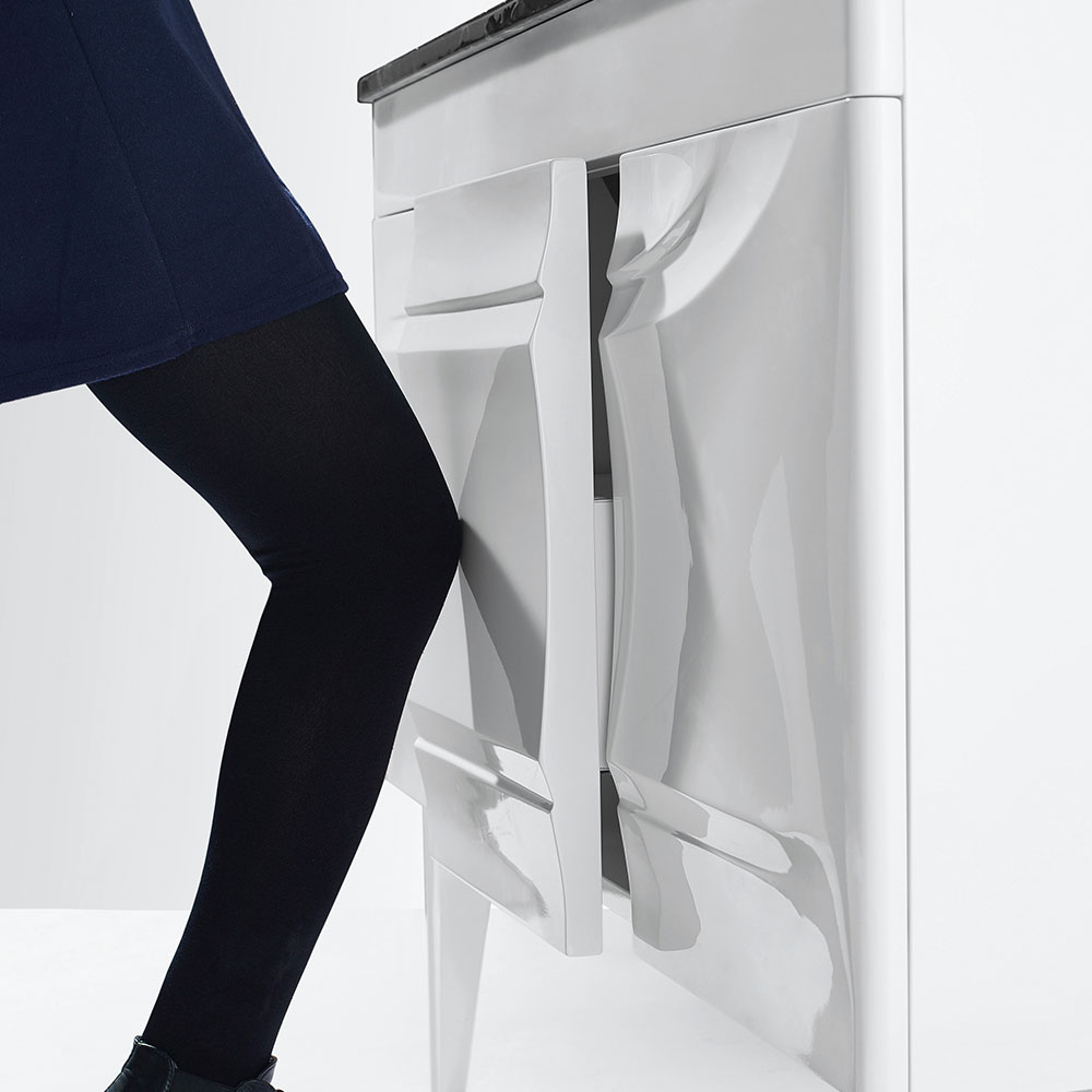 HBT101101N-080 Solid wood bathroom cabinet 