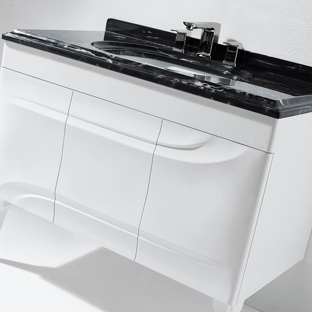 HBT101101N-080 Solid wood bathroom cabinet 